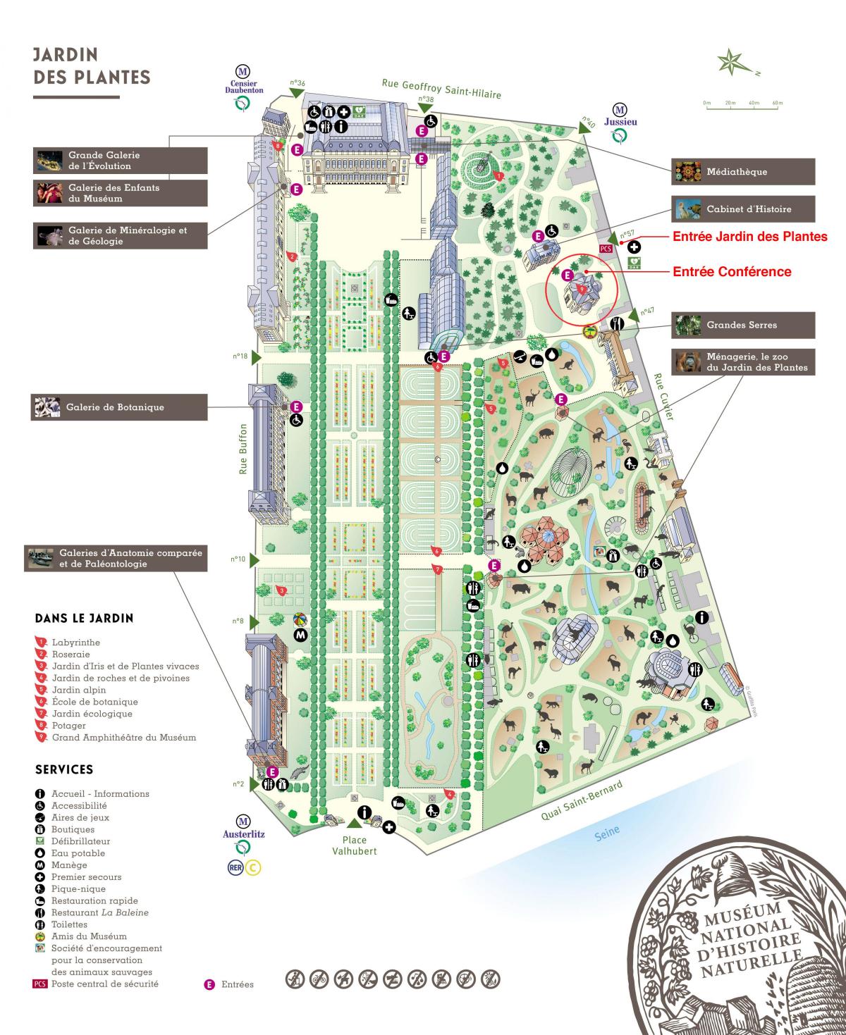 Mapa ng Jardin des Bernard