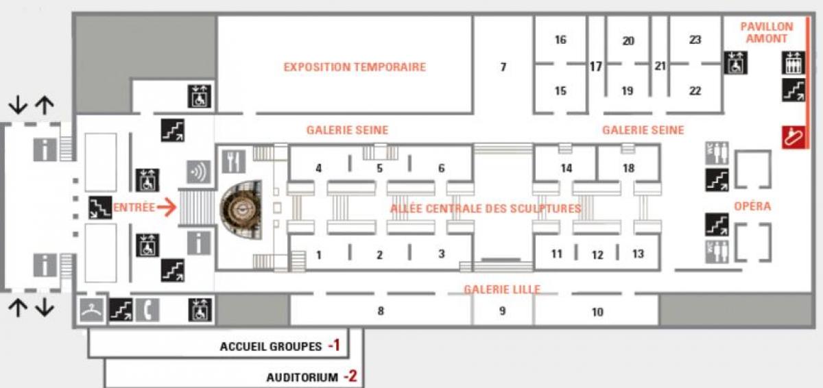 Mapa ng Musée d ' Orsay