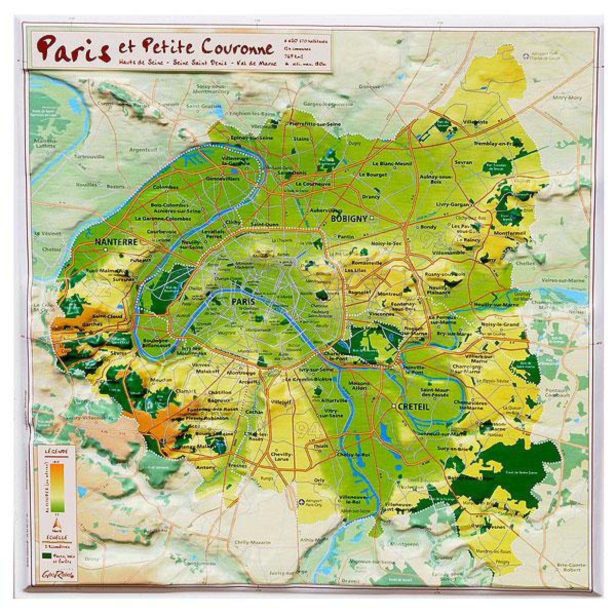 Mapa ng lunas ng Paris