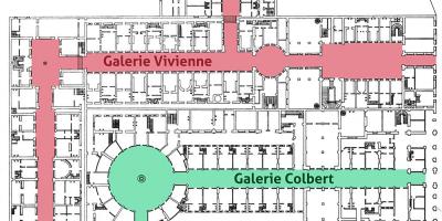 Mapa ng Galerie Vivienne