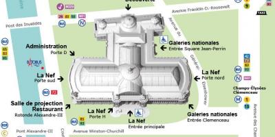 Mapa ng Grand Palais
