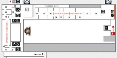 Mapa ng Musée d ' Orsay Antas 5