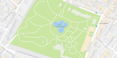 Mapa ng Parc Georges-Brassens