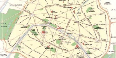 Mapa ng Paris Parke