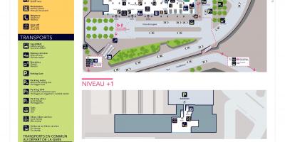 Mapa ng Bercy station