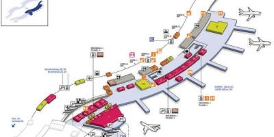 Mapa ng CDG airport terminal 2C