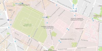 Mapa ng Distrito ng Montparnasse