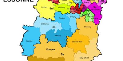 Mapa ng Essonne