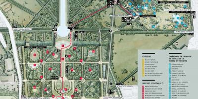 Mapa ng Palasyo ng Versailles