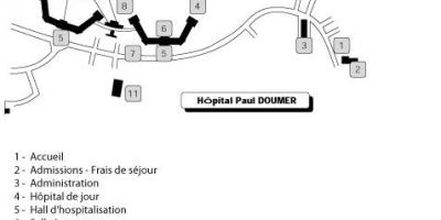 Mapa ng Paul Doumer ospital
