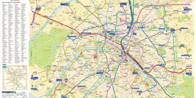 Mapa ng subway RATP