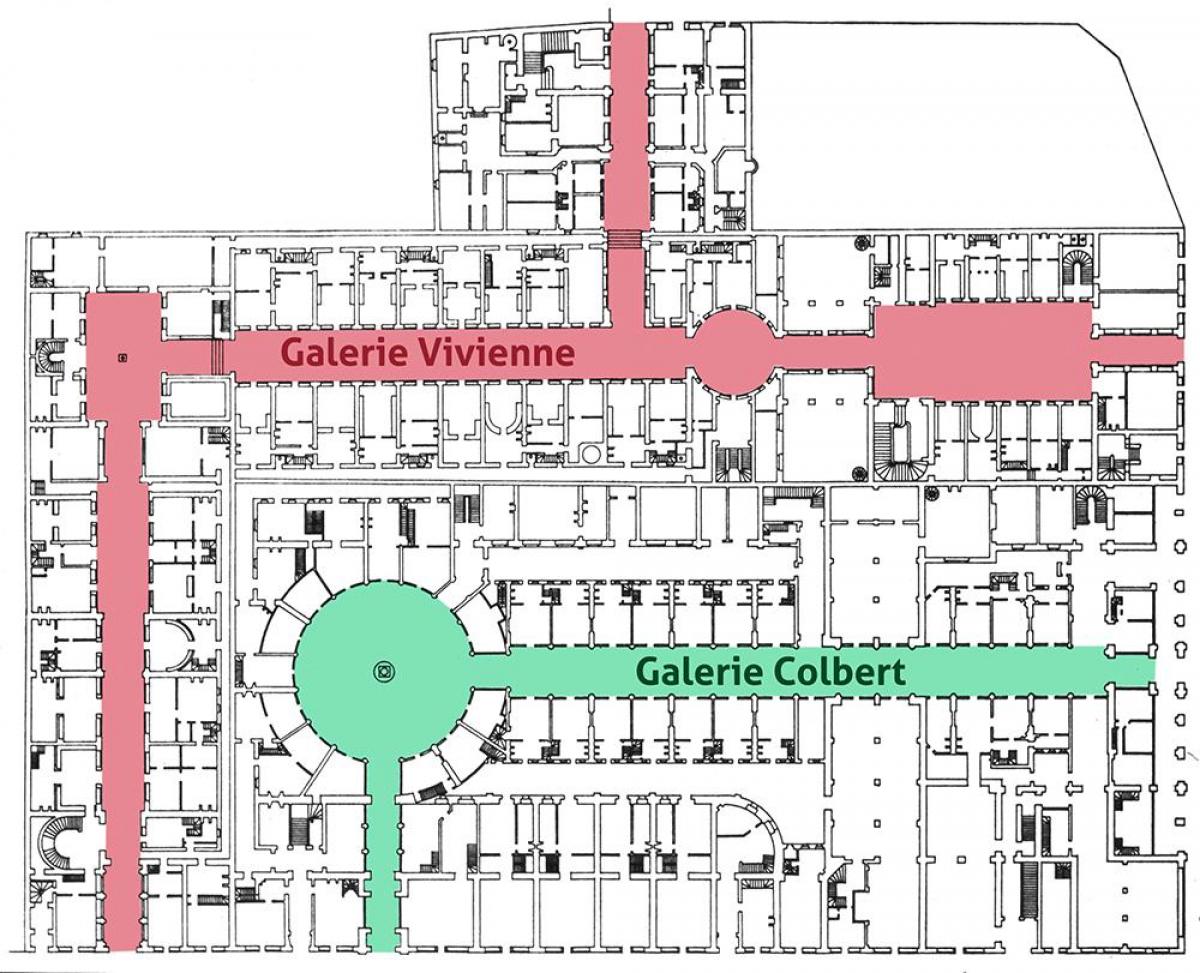 Mapa ng Galerie Vivienne