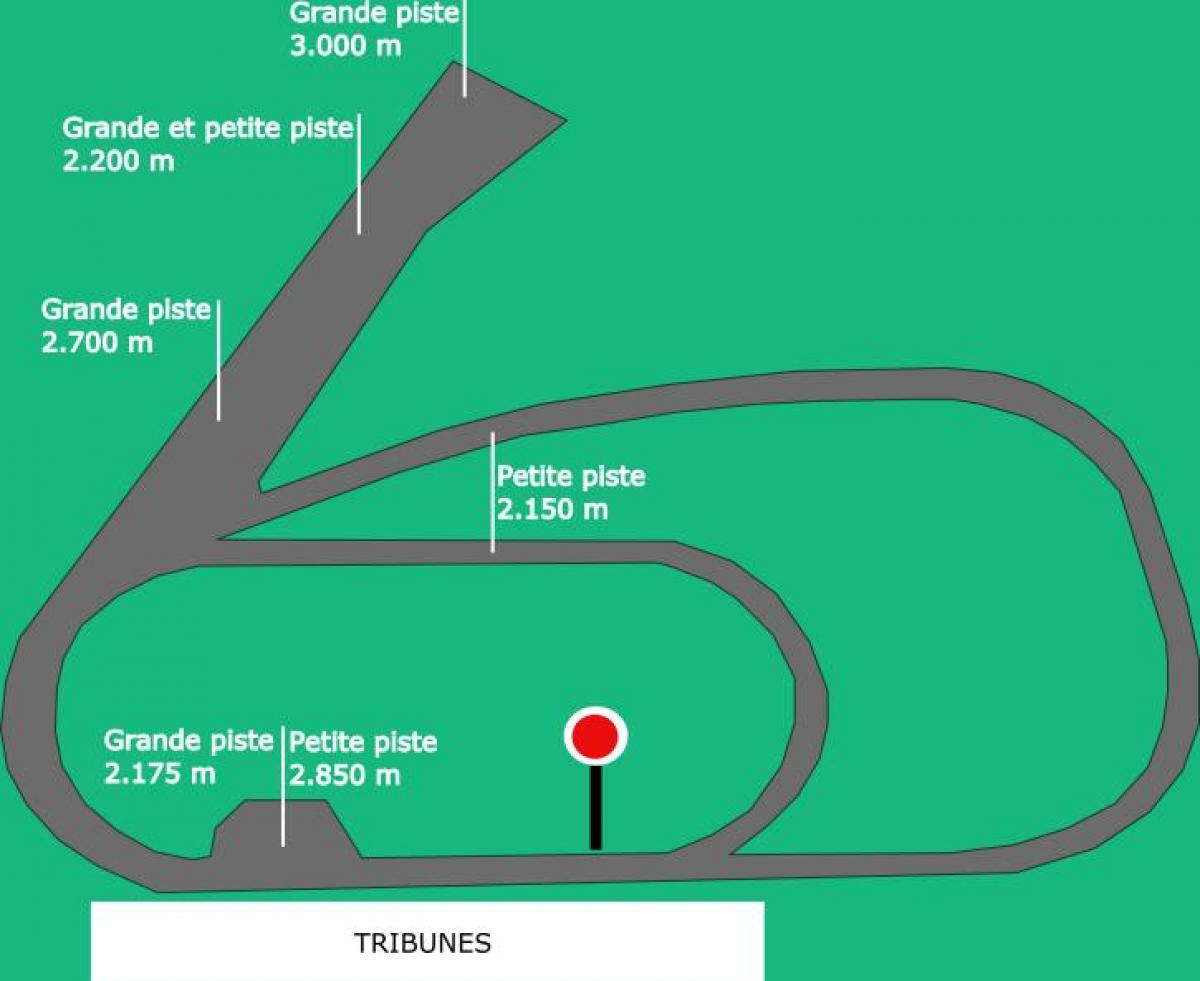 Mapa ng Vincennes Ipodromo