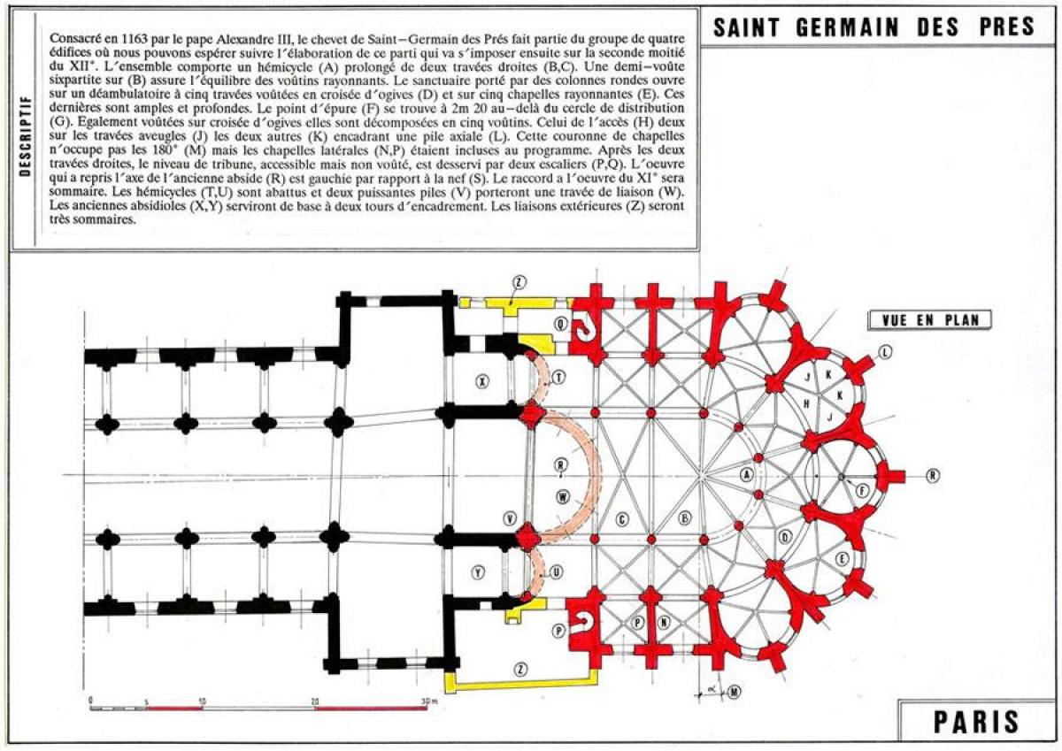 Mapa ng Saint-Germain-des-Pres