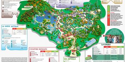 Mapa ng Asterix park