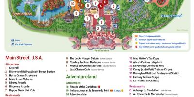 Mapa ng Disneyland Paris