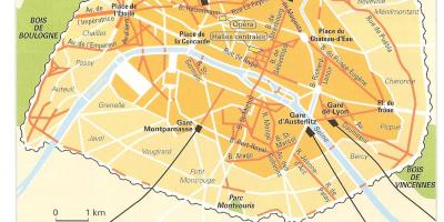 Mapa ng Haussmann Paris