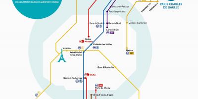 Mapa ng Paris airport transfer