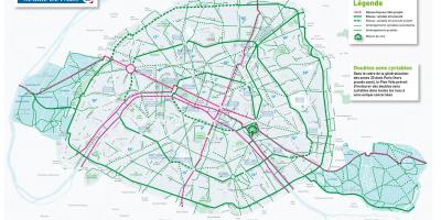 Mapa ng Paris bike