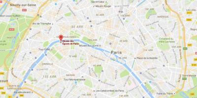 Mapa ng Paris sewers